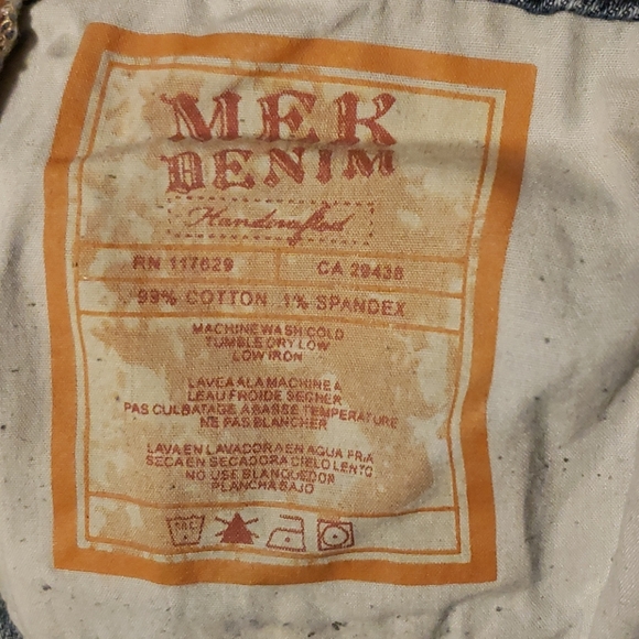 MEK Denim New Havana Slim boot Jeans size … - Picture 13 of 14